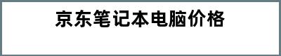 京东笔记本电脑价格