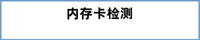 内存卡检测