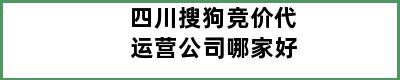 四川搜狗竞价代运营公司哪家好