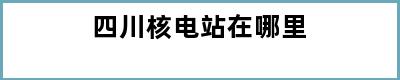 四川核电站在哪里