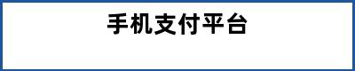 手机支付平台