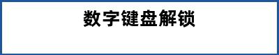 数字键盘解锁