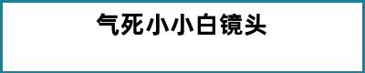 气死小小白镜头