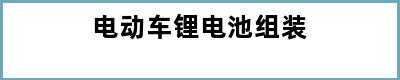 电动车锂电池组装