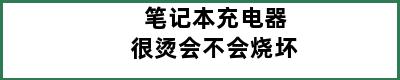 笔记本充电器很烫会不会烧坏