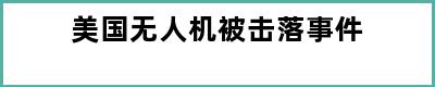 美国无人机被击落事件