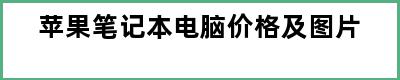 苹果笔记本电脑价格及图片