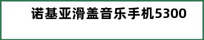 诺基亚滑盖音乐手机5300