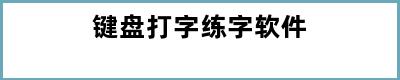 键盘打字练字软件